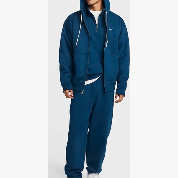 Nike Men’s Full Zip blue Hoodie-size S - Picture 4 of 10